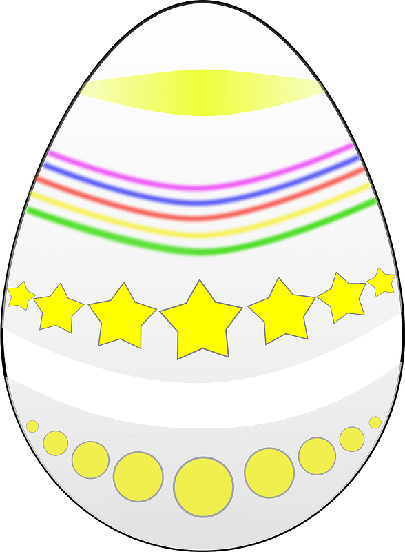 Easter egg (painted)