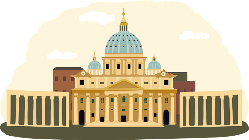 The Vatican - Free vector clipart images on creazilla.com