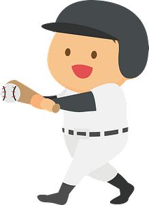 Baseball batter is bunting