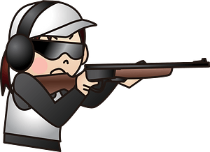 Clay pigeon shooting