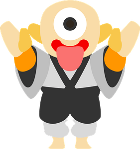 Monster hitotsume kozo - Japanese child cyclops