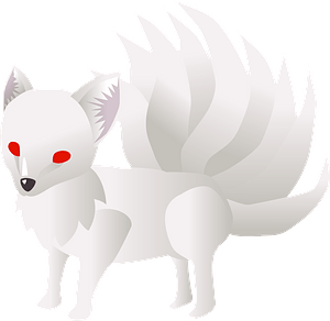 Monster huli jing - Japanese fox with nine tails