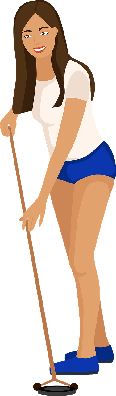 Shuffleboard player