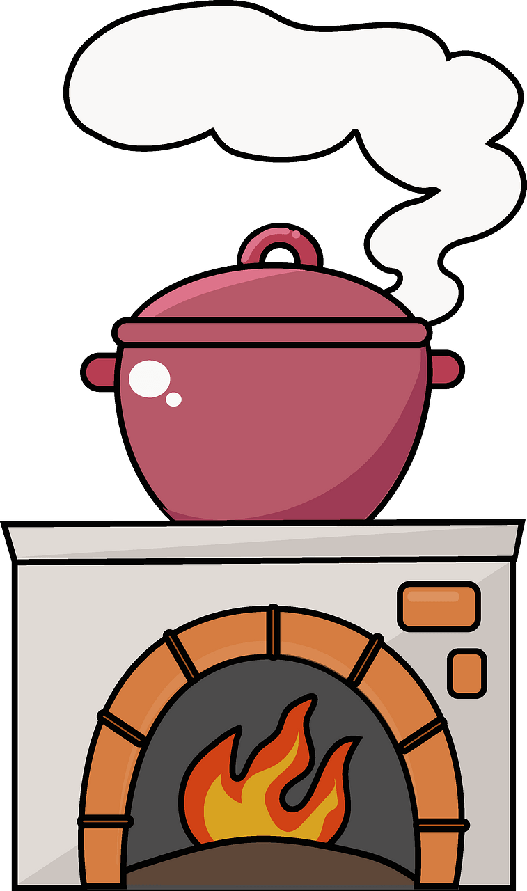Pot on the stove