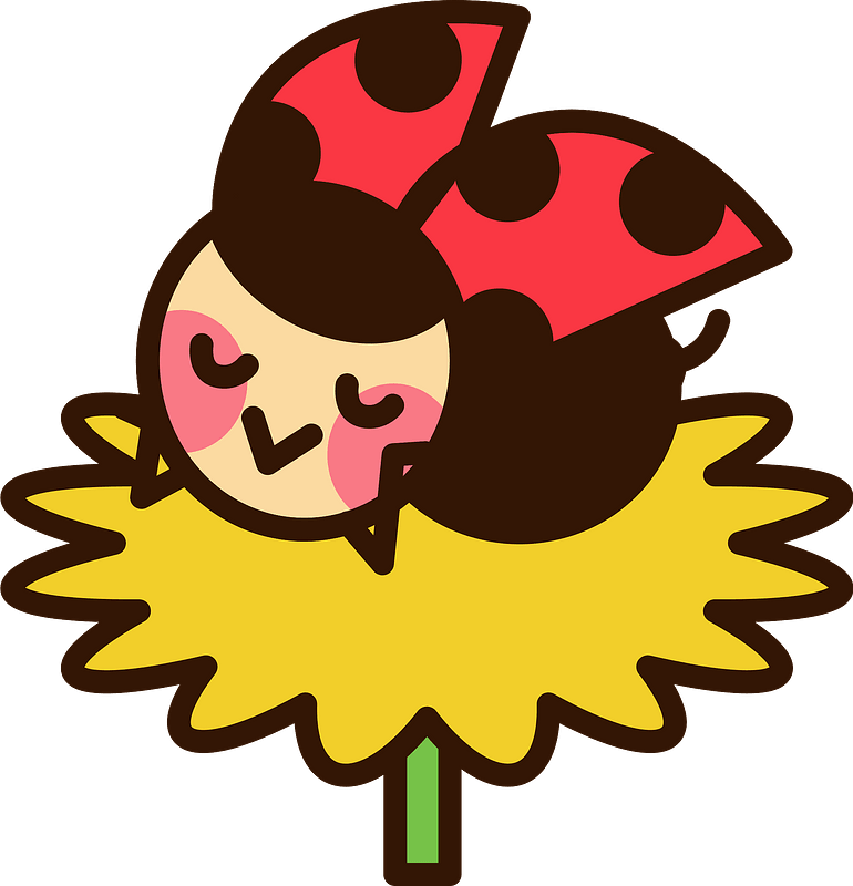 Ladybug on a Dandelion 