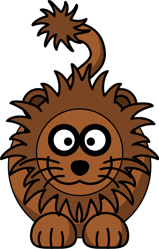 Dark Brown Lion
