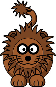 Dark Brown Lion