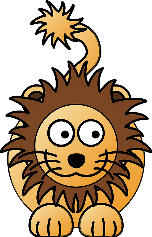 Smiling lion