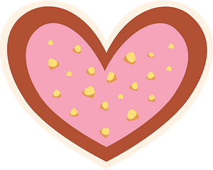 Heart-shaped Chocolate candy