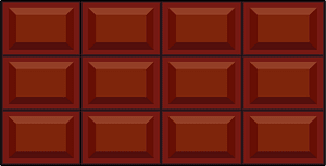 Dark Brown Chocolate Bar