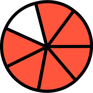 27-Vermilion Circles Fractions 6:7