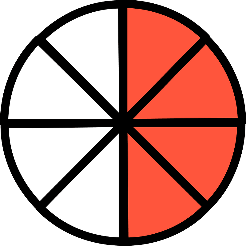 32-Vermilion Circles Fractions 4:8
