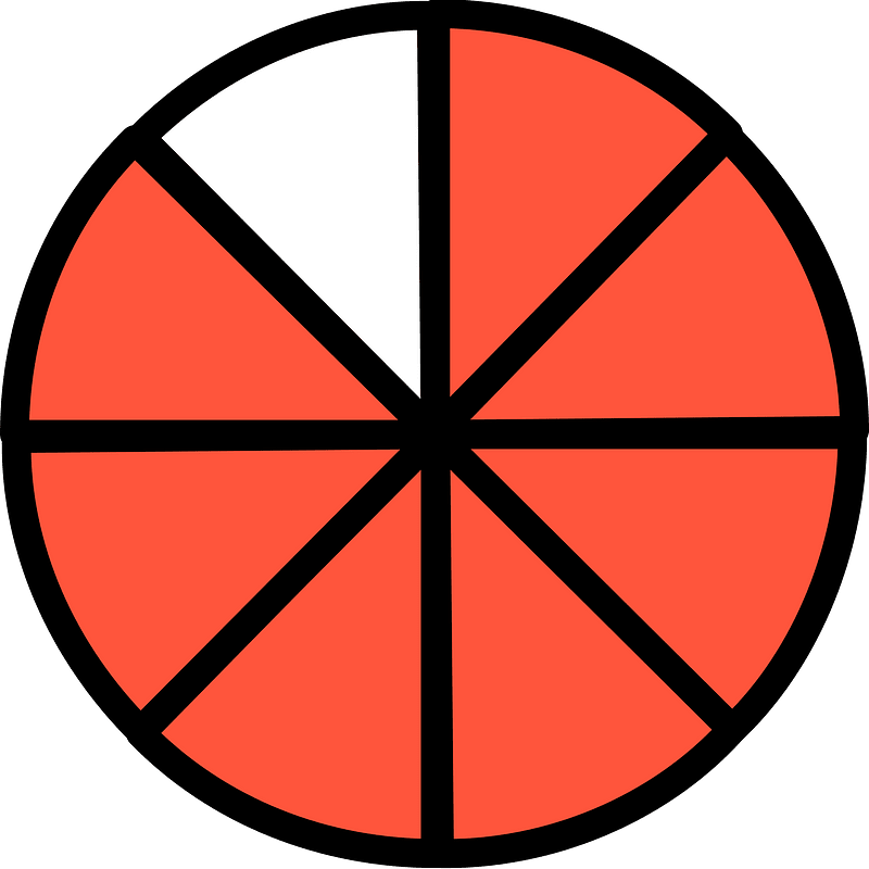 35-Vermilion Circles Fractions 7:8