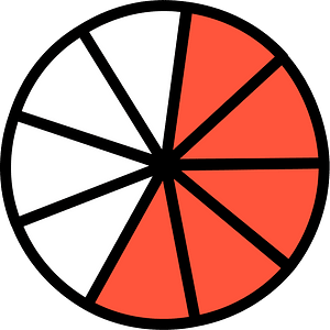 41-Vermilion Circles Fractions 5:9