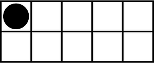 Black Ten Frames 1|10