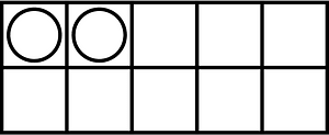 White Ten Frames 2|10