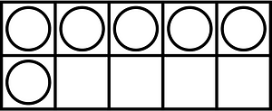 White Ten Frames 6|10