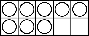 White Ten Frames 8|10