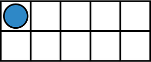 Blue Ten Frames 1|10