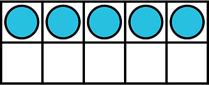 Cerulean-Blue Ten Frames 5|10