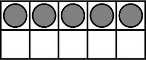 Grey Ten Frames 5|10