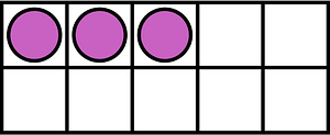 Magenta Ten Frames 3|10