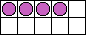 Magenta Ten Frames 4|10