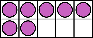 Magenta Ten Frames 7|10