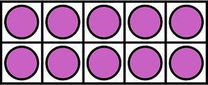 Magenta Ten Frames 10|10