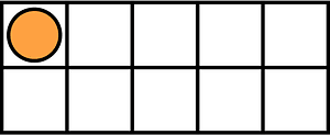 Orange Ten Frames 1|10