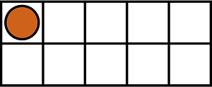Orange-Brown Ten Frames 1|10