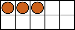 Orange-Brown Ten Frames 3|10