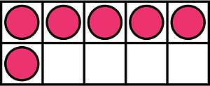 Pink Ten Frames 6|10