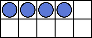 Ultramarine Ten Frames 4|10