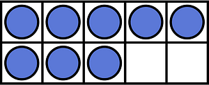Ultramarine Ten Frames 8|10