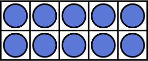 Ultramarine Ten Frames 10|10