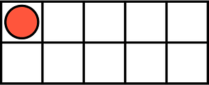 Vermilion Ten Frames 1|10