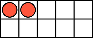 Vermilion Ten Frames 2|10