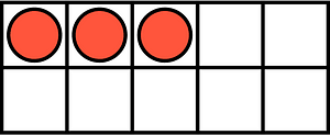 Vermilion Ten Frames 3|10