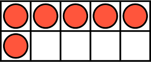 Vermilion Ten Frames 6|10