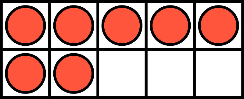 Vermilion Ten Frames 7|10