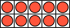 Vermilion Ten Frames 10|10
