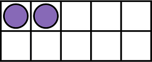 Violet Ten Frames 2|10