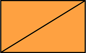 Orange Rectangle Fractions 2|2