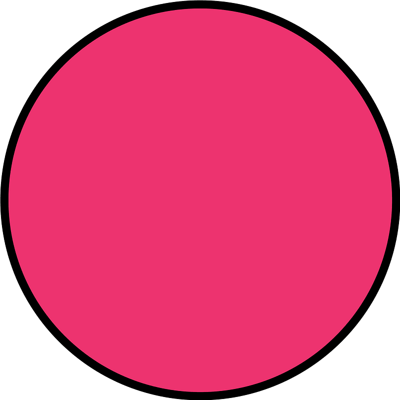 Pink Circle Fractions 1|1