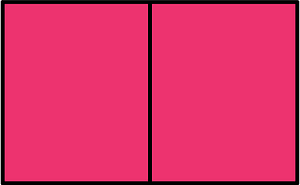 Pink Rectangle Fractions 2|2