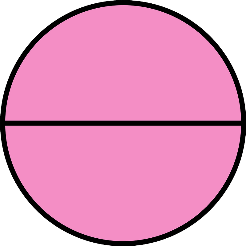 Purple Circle Fractions 2|2