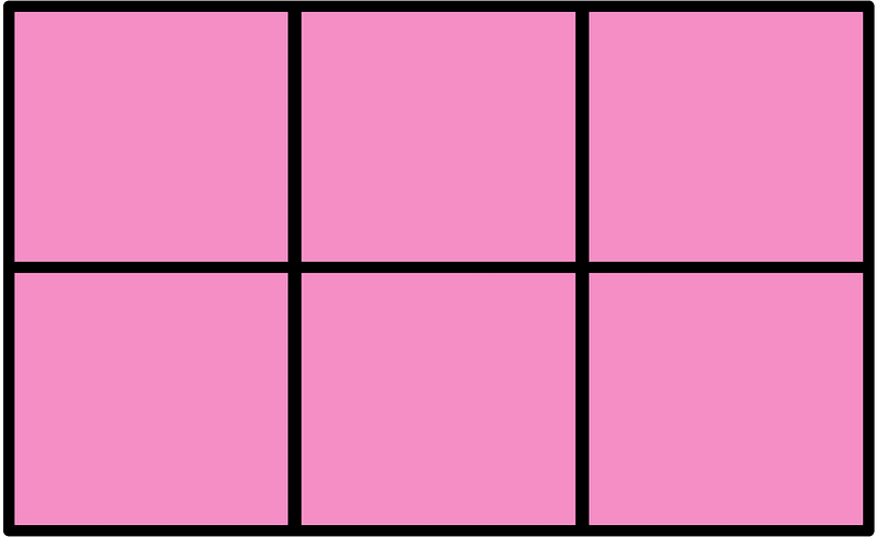 Purple Rectangle Fractions 6|6