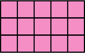 Purple Rectangle Fractions 15|15