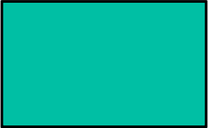Teal-Green Rectangle Fractions 1|1